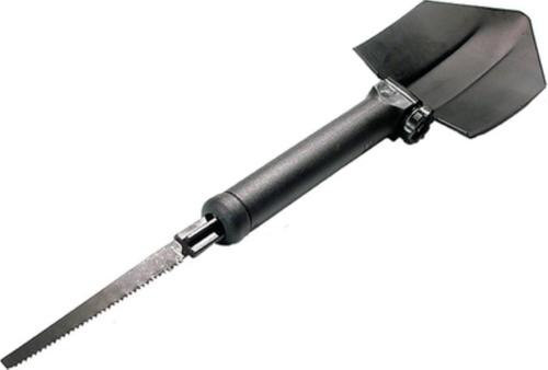 Glock Entrenching Tool Three Position Adjustment For Multiple Users, Surface Treated Black Polymer/Saw Inside Handle, Includes Nylon Storage Pouch