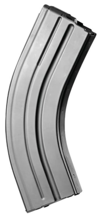 DuraMag Magazine, 7.62X39, 28Rd, Black, Fits AR Rifles, Stainless Steel, Black Anti-Tilt AGF Follower