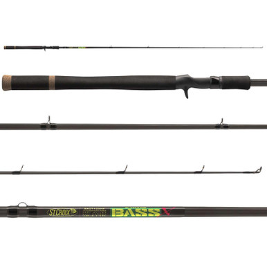 St. Croix BAC68MXF Bass X Casting Rod Black