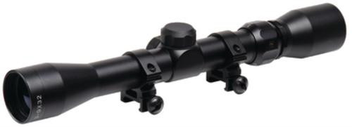 Truglo Trushot Riflescope 3-9X32mm Duplex Reticle Matte Black Includes Rings
