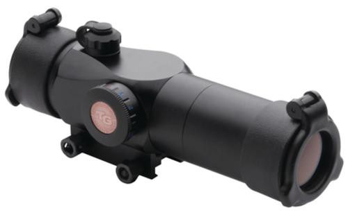 Truglo Triton Tactical Red Dot Sight 1x30mm 3MOA Center Dot Reticle Plus Red/Green/Blue Aiming Dots Black