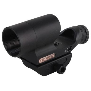 TRUGLO Triton Red Dot Sight Red Green and Blue 4-Pattern Reticle with Inegral Weaver-Style Mount Matte
