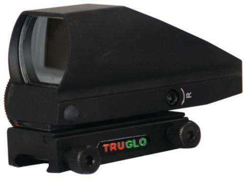 Truglo, TRU-BRITE, Red Dot, 1X34mm, 5 MOA Red and Green Dot, Black, Includes Picatinny Mount