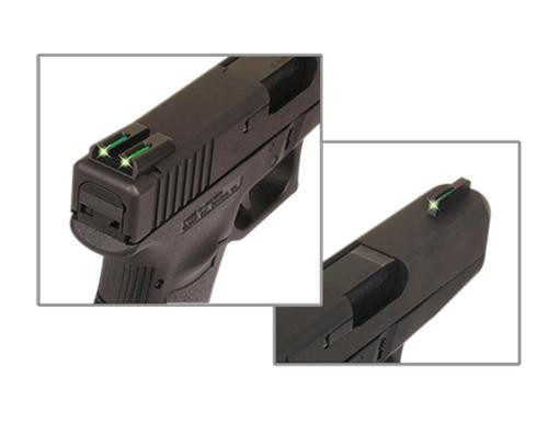 Truglo 1 TFO 1911 Government, Novak LoMount Fiber Optic Green