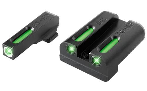 Truglo TFX SIG #6 Front #8 Rear 3 Dot Green Tritium/Fiber Optic Sight
