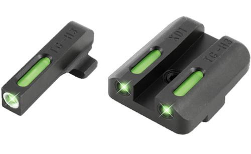 Truglo TFX Springfield XD/XDM/XDS 3 Dot Green Tritium/Fiber Optic Sight