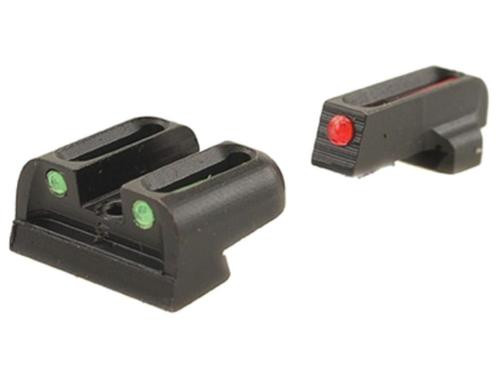 Truglo, Brite Site Fiber Optic Red Front 3 Dot Sight, Green Rear Sight, Fits SpringfieldngfieldXD