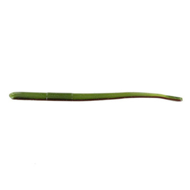 Roboworm Straight Tail Worm Soft Plastic Worm 8 pack Green Weenie 6"