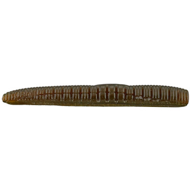 Roboworm Ned Worm Ned Rig Stickworm Green Pumpkin Black Flash 4.5"