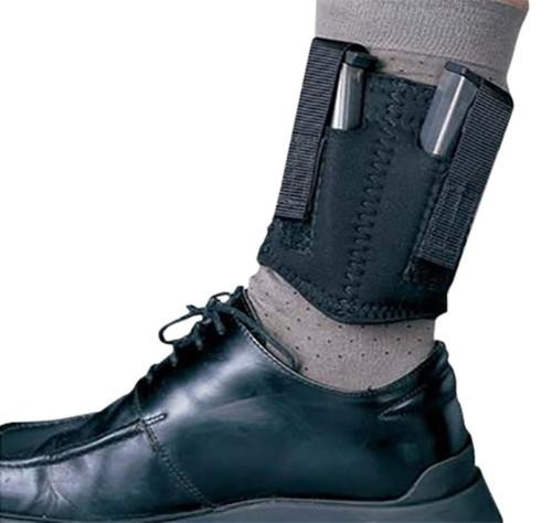 Desantis Neoprene Double Ankle Magazine Pouch, Black