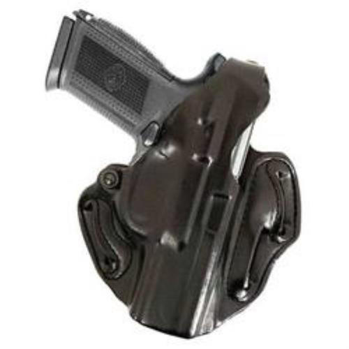 DeSantis 001 S&W M&P9/40 Thumb Break Scabbard Belt Holster, RH, Black Leather
