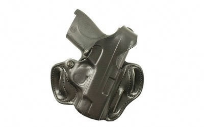 DeSantis Thumb Break Scabbard Belt Holster, S&W Shield, RH, Black, Leather