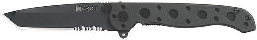 CRKT M16-10KZ M16-Z EDC Folder 3" 8Cr15MoV Black Tanto Blade Zytel Black