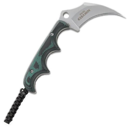 ColumbiaRiver Folts Keramin Fixed 2.3" 5Cr15MoV Kerambit Resin Infused Fiber