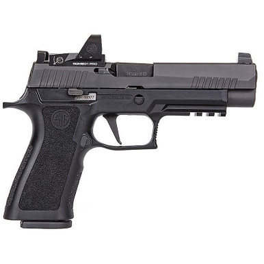 Sig Sauer P320 XFull 9mm Full-Size Striker-Fired Pistol with ROMEO1 Pro Red Dot, 320XF-9-BXR3-RXP