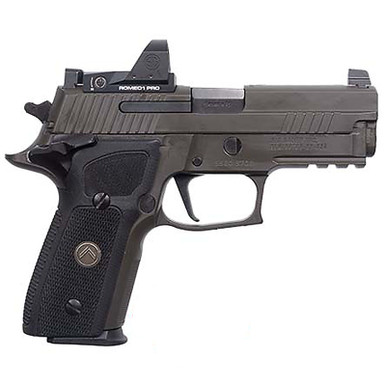 Sig Sauer P229RX Legion Semi-Automatic Pistol 9mm Luger 3.9" Barrel 15-Round Manual Safety with Romeo1 Red Dot Legion Gray Black