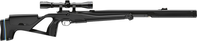 Stoeger XM1 Suppressor 1000 FPS Airgun w/4x32mm Scope 30341, .22 Cal, Black Synthetic Stock