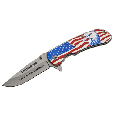 Szco 4.5" Trump Take America Back Folding Knife