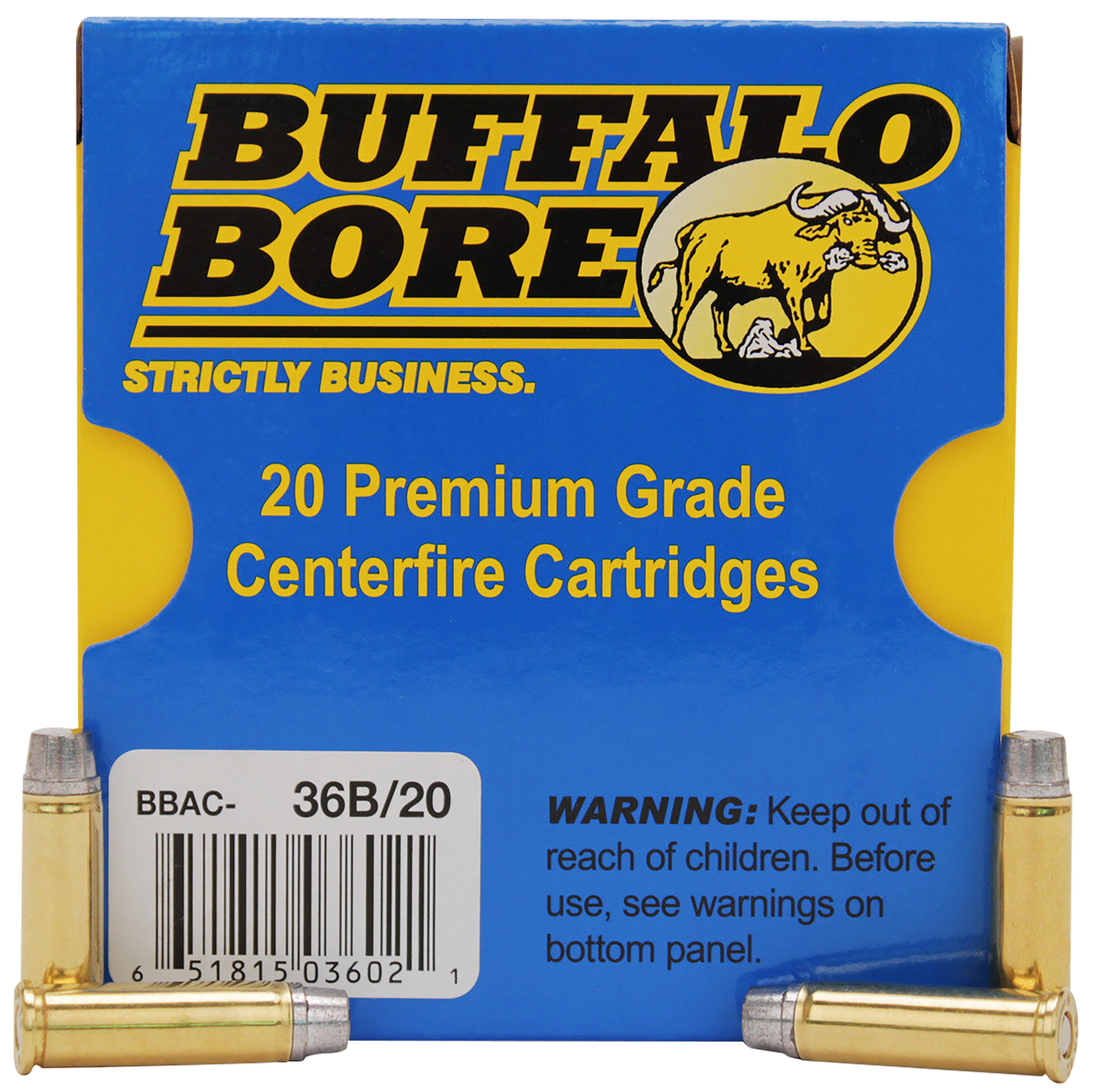 Buffalo Bore Ammunition Heavy Strictly Business 32 H&R Mag +P 130gr Hard Cast - Box or Case
