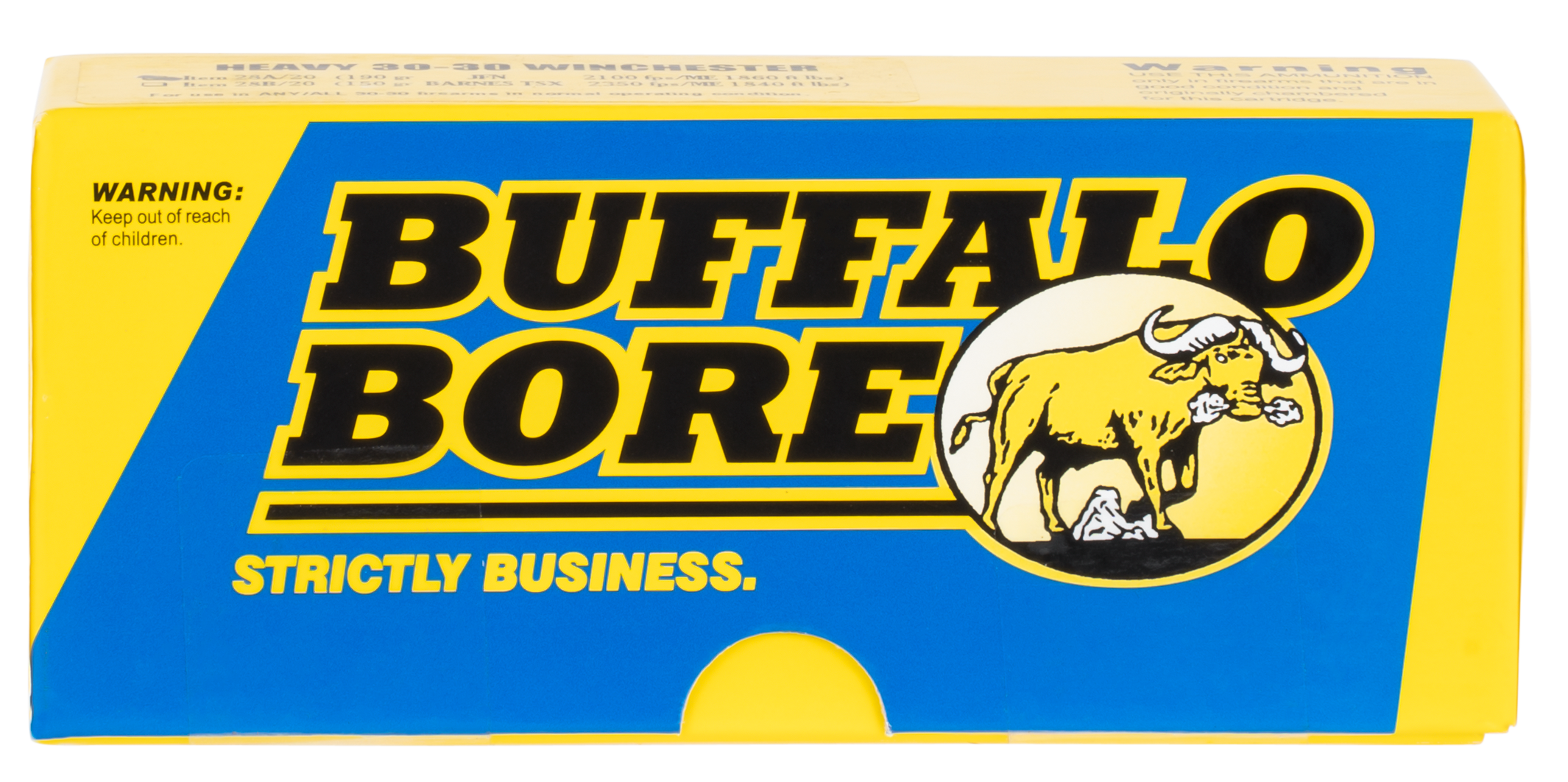 Buffalo Bore Ammunition Lever Gun Strictly Business 45-70 Gov 350gr Semi-Jacketed Flat Point 20rd Box - Box or Case