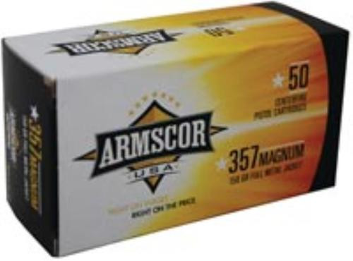 Armscor USA 357Mag 158gr Full Metal Jacket 50 Per Box/20 Case