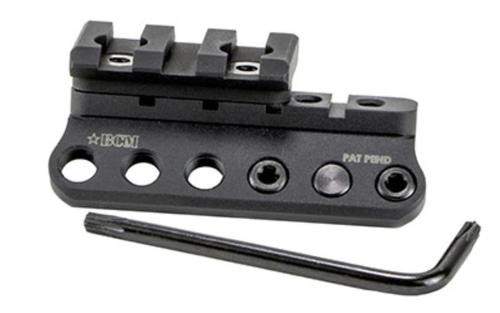 Bravo Company 1913 Picatinny Modular Mount, Keymod Version, Ambi, Matte Black Aluminum