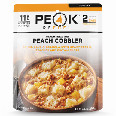 Peak Refuel Freeze Dried Peach Cobbler