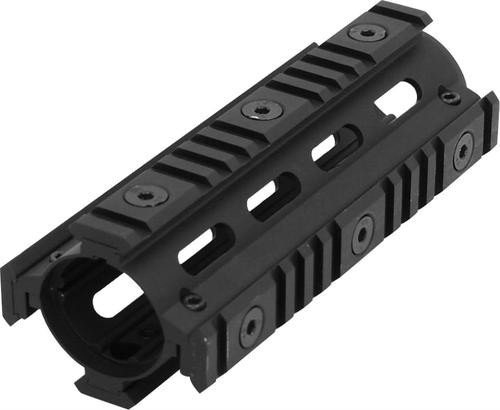 NcSTAR AR15/M16 2-Piece Quad Rail, Carbine Length