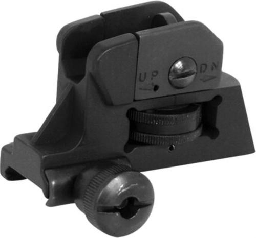 NCStar AR-15 Detachable Rear Sight, Black