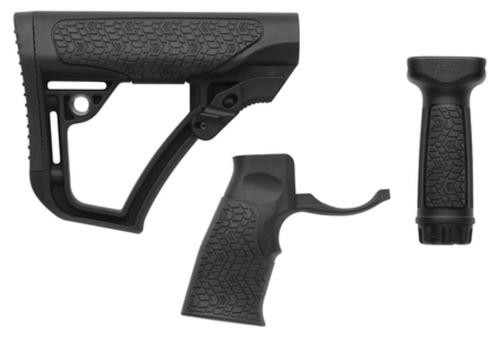 Daniel Defense Buttstock/Pistol Grip/Vertical Foregrip Combo Black