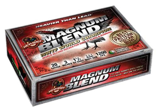 HEVI-Shot Magnum Blend 20 Ga, 3", 2oz, 5,6,7 Shot, 5rd Box