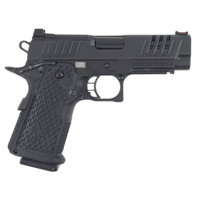STACCATO 2011 Staccato C2 9mm Luger 3.9in 2x 16rd Mags Optic Ready Black