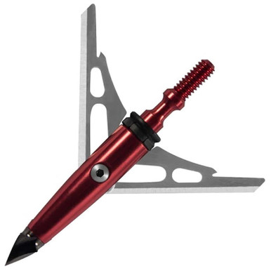Rage Chisel Tip 100 Grain 2 SC Blade Mechanical Broadhead Pack of 3, 65100