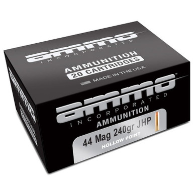 Ammo, Inc. Signature .44 Magnum 240 grain Jacketed Hollow Point 20 Rnds