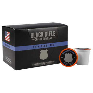 Black Rifle Thin Blue Line Roast Rounds 12CT