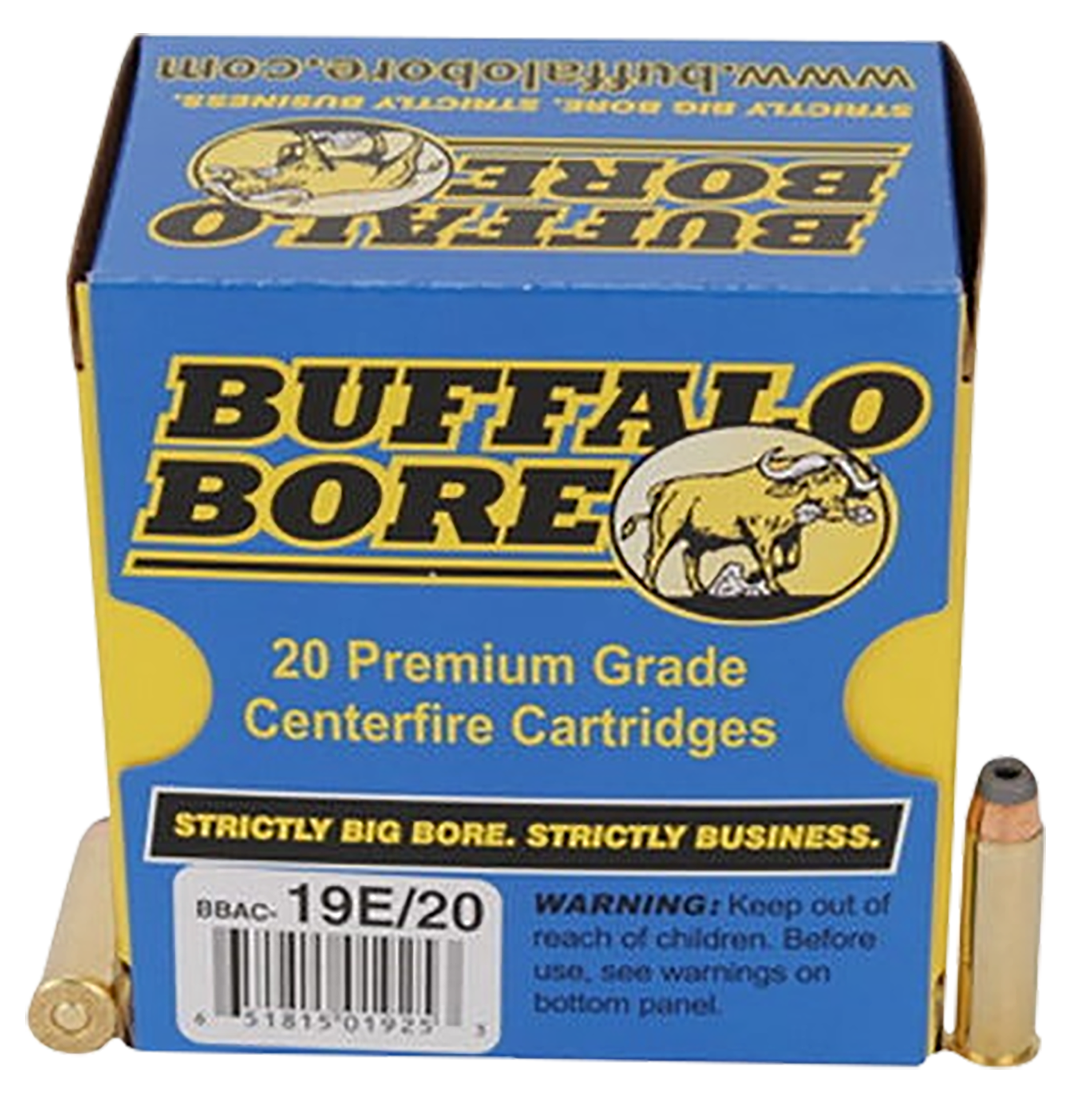 Buffalo Bore Ammunition Tactical Strictly Business 357 Mag 158gr Jacketed Hollow Point 20 Rd Box - Box or Case