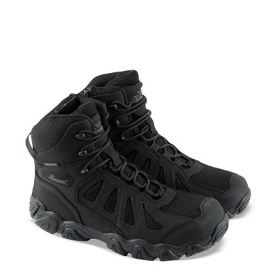 Thorogood Mens Crosstrex ST SZ BBP Waterproof 6" Hiker Black Boots 804-6290