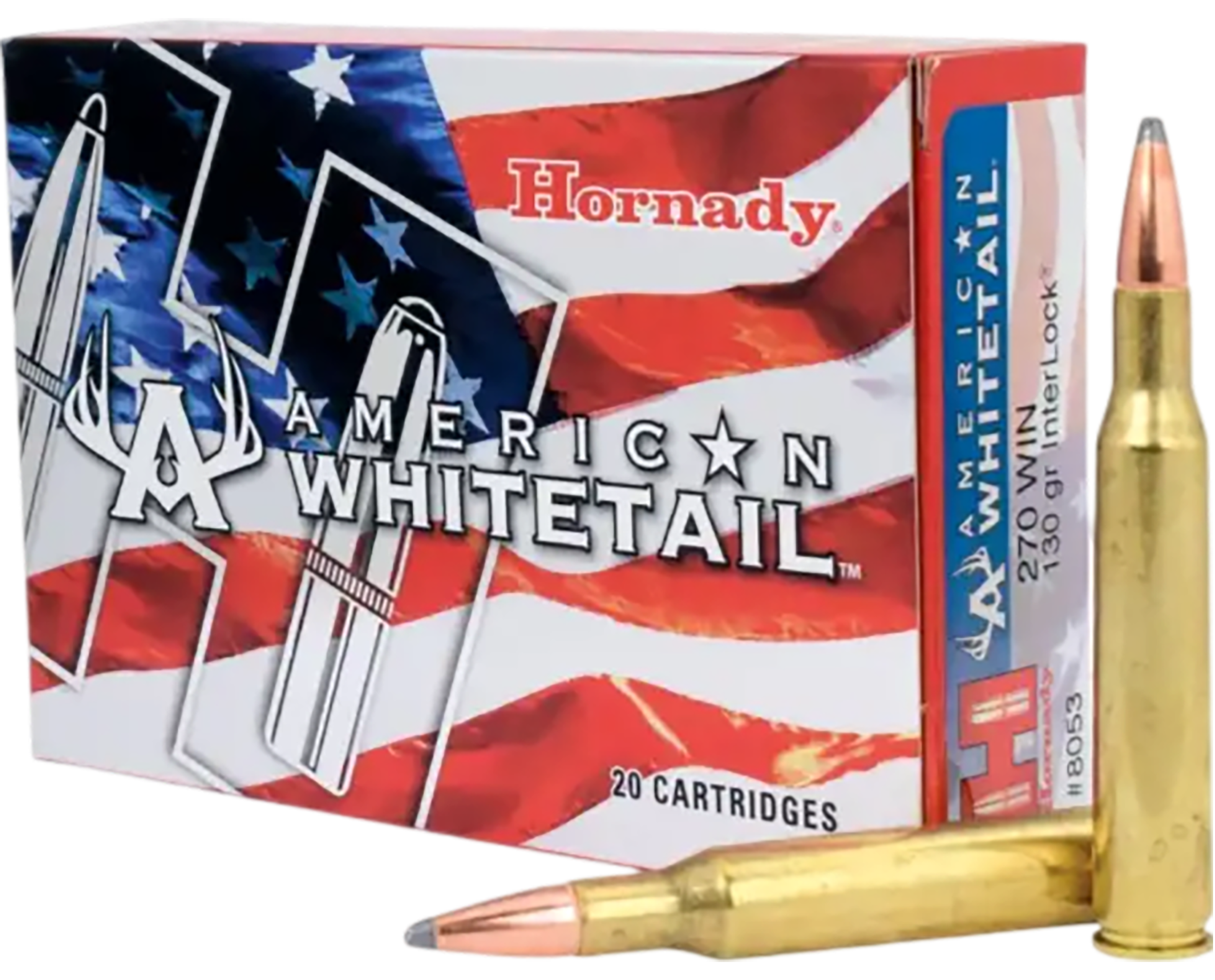 Hornady American Whitetail 270 Win 130gr InterLock Spire Point - Box or Case
