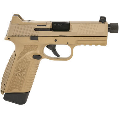 FN 545 TACTICAL FLAT DARK EARTH 4.7" .45 ACP/Auto 18 Rounds