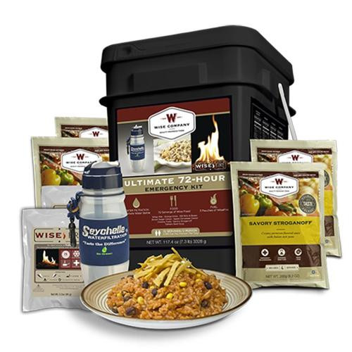 Wise Foods Emergency Supplies Ultimate 72-Hour Emergency Kit 72 Servings
