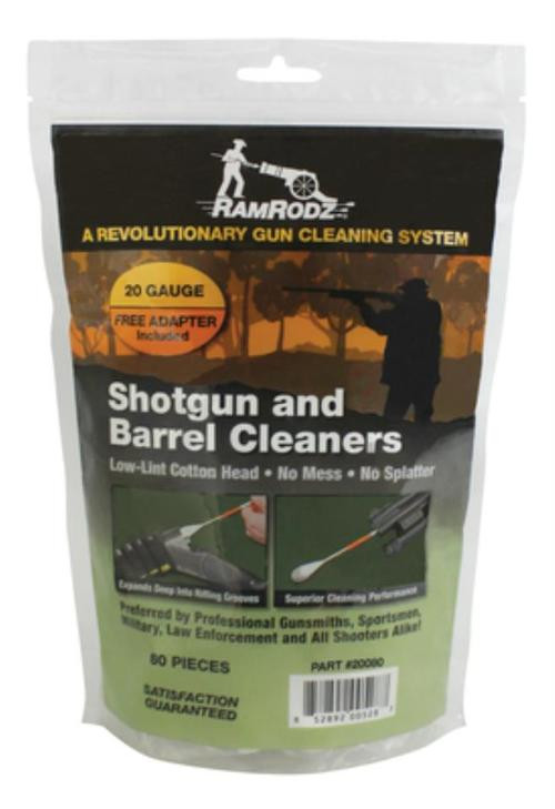 RamRodz Barrel Cleaner 20ga Cleaning Swabs