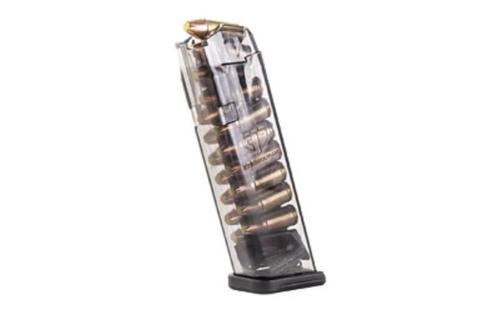ETS Glock Pistol Mags Clear Glock 9mm 26,19,17,34,45,19x Gen1-5 & 18, 17 Rd