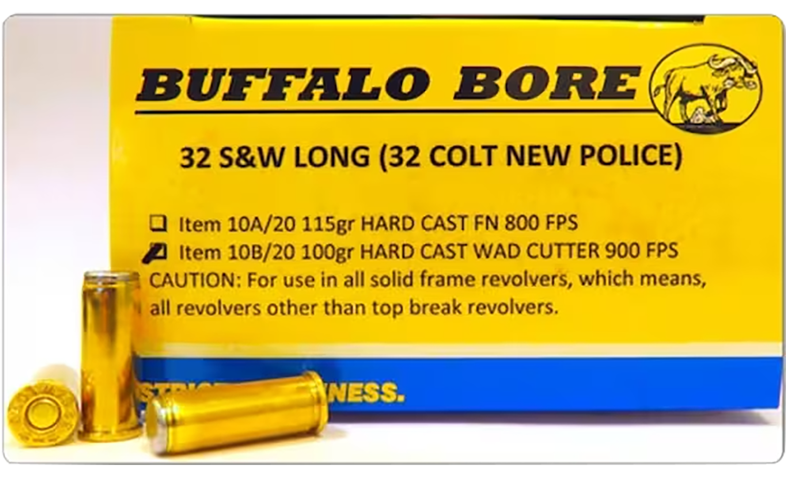 Buffalo Bore Ammunition 18D20 Buffalo-Barnes Strictly Business 500 S&W Mag 375gr Barnes VOR-TX XPB Lead-Free 20 Rd Box - Box or Case