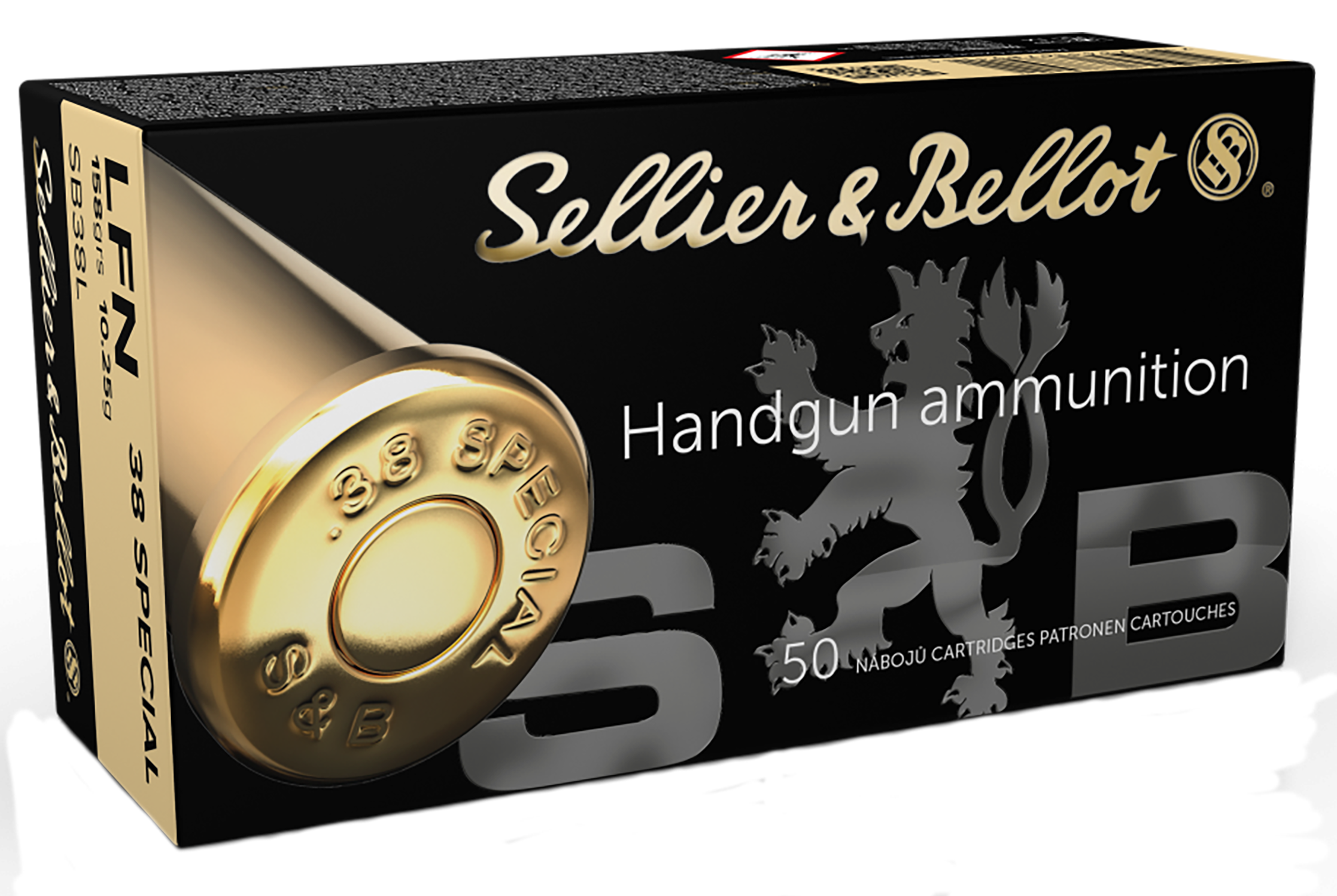 Sellier & Bellot SB38L 38 Special 158gr Lead Flat Nose - Box or Case