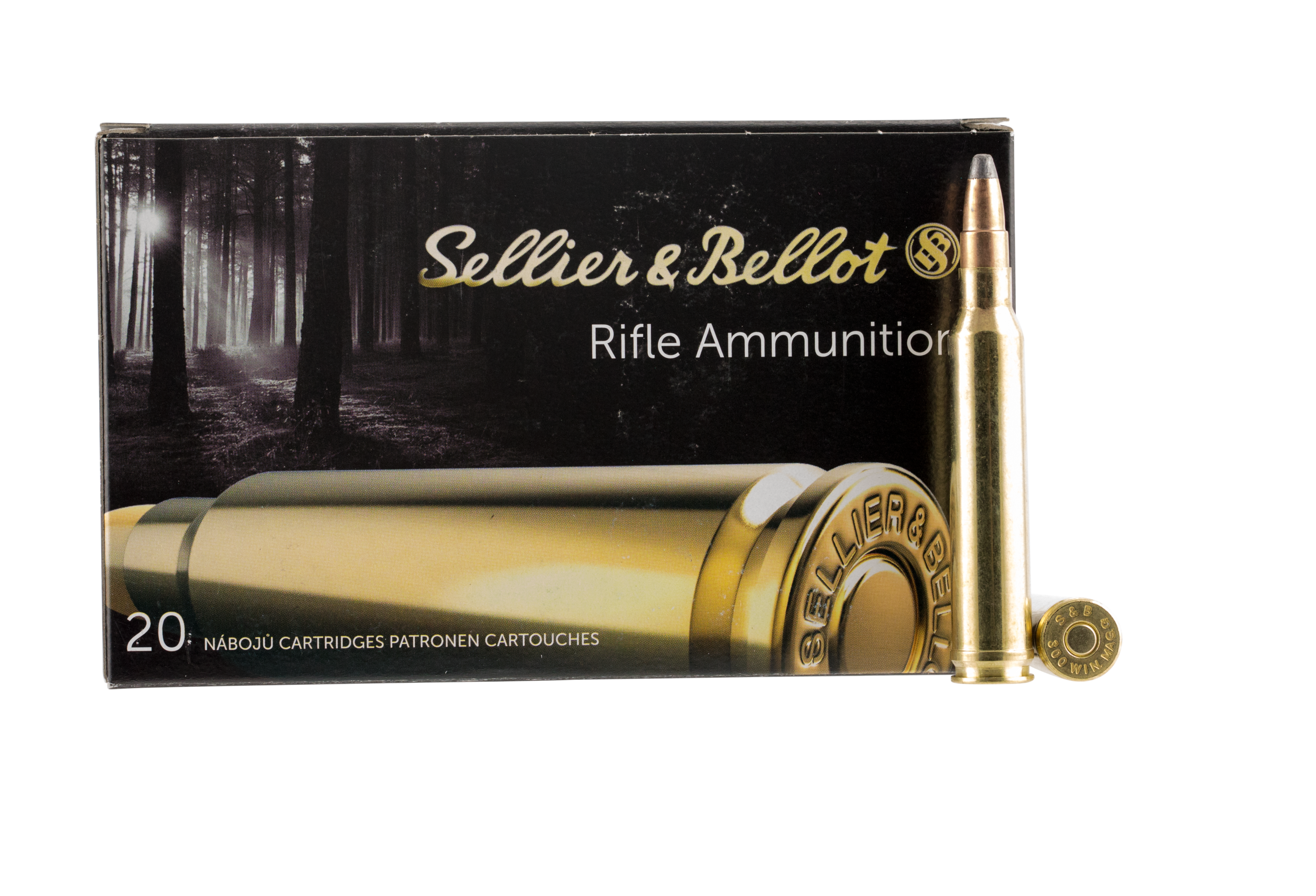 Sellier & Bellot SB300B 300 Win Mag 180gr Soft Point Cut-Through Edge - Box or Case