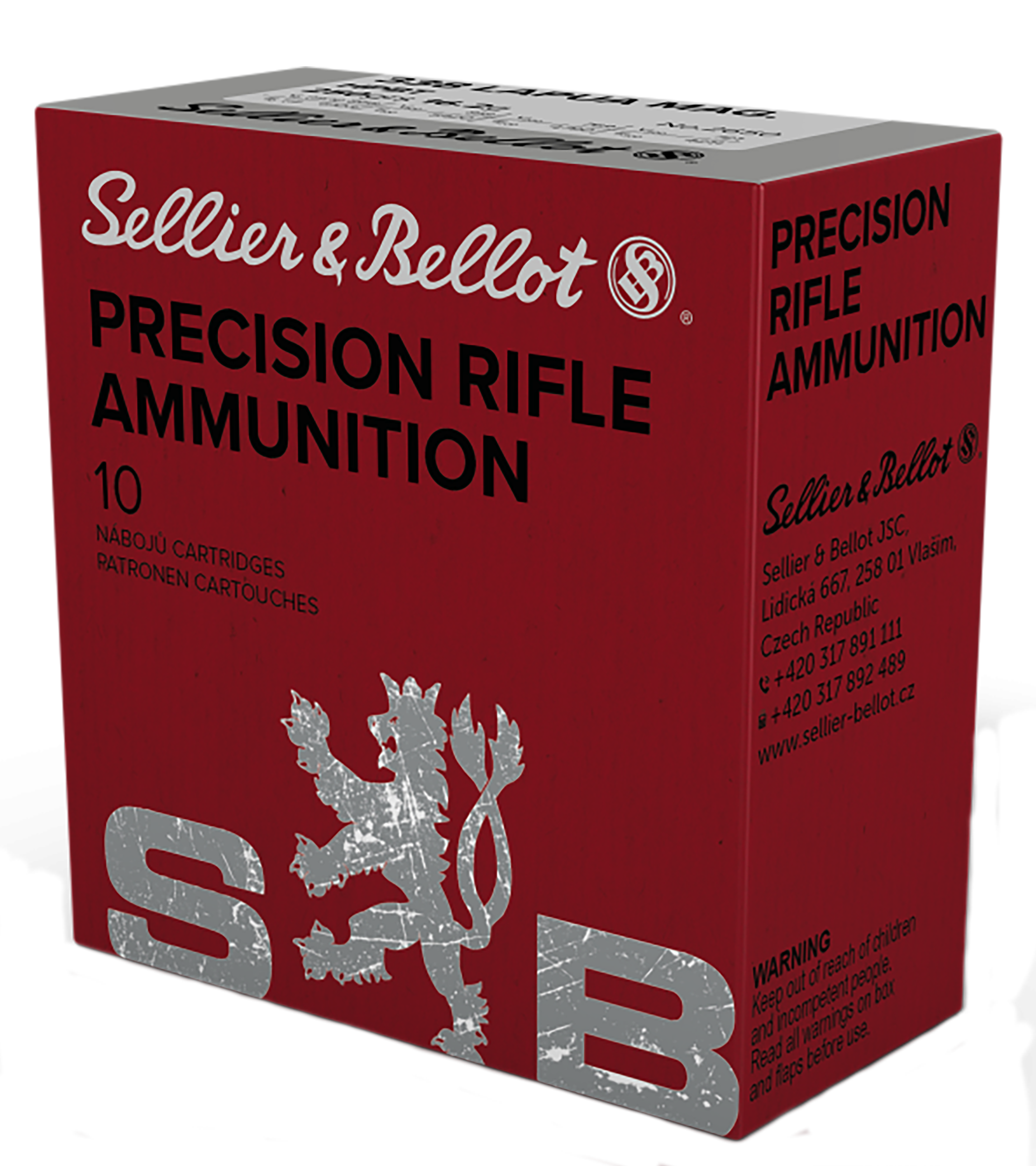Sellier & Bellot SB338LMA Rifle 338 Lapua Mag 250gr HPBT 10/Box - Box or Case