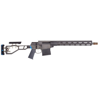 Q Llc The Fix .308 Win Bolt Action Rifle, Q Blue 16" Barrel Gery/Black/Blue
