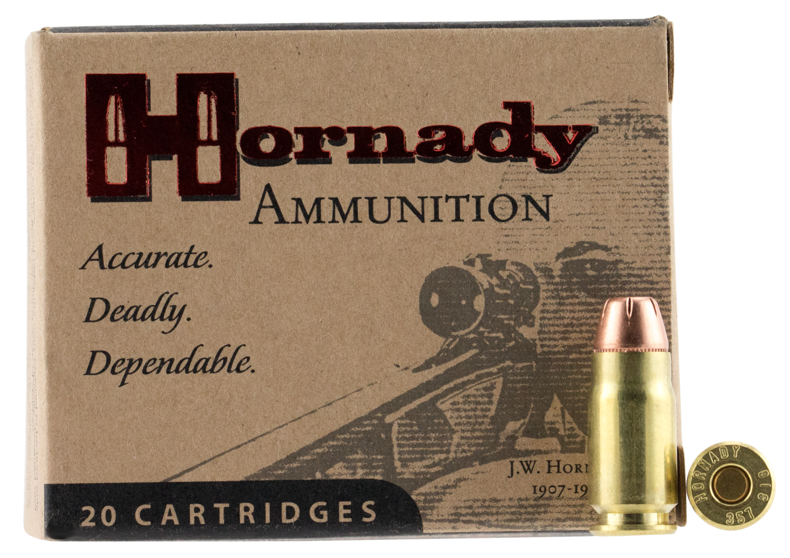 Hornady Custom .357 SIG 147gr XTP Hollow Point 20-Rd Box - Box or Case