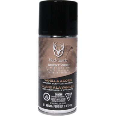 Hunters Specialties Scent Web Foam Spray, Vanilla Acorn