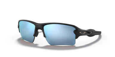 Oakley Flak 2.0 XL Sunglasses - Matte Black Frame, Prizm Deep Water Polarized Lenses